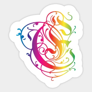 Name first alphabet C - LGBTQ Sticker